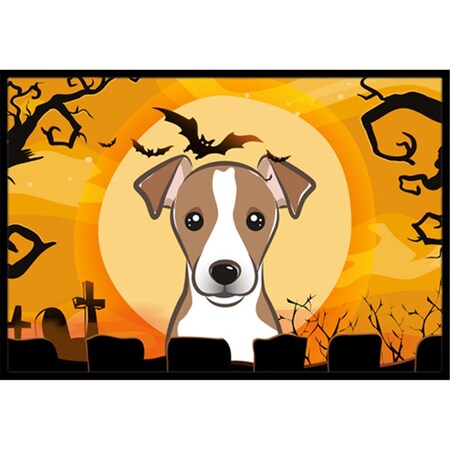 Carolines Treasures Halloween Jack Russell Terrier Indoor and Outdoor Mat- 18 x 27 in. BB1818MAT